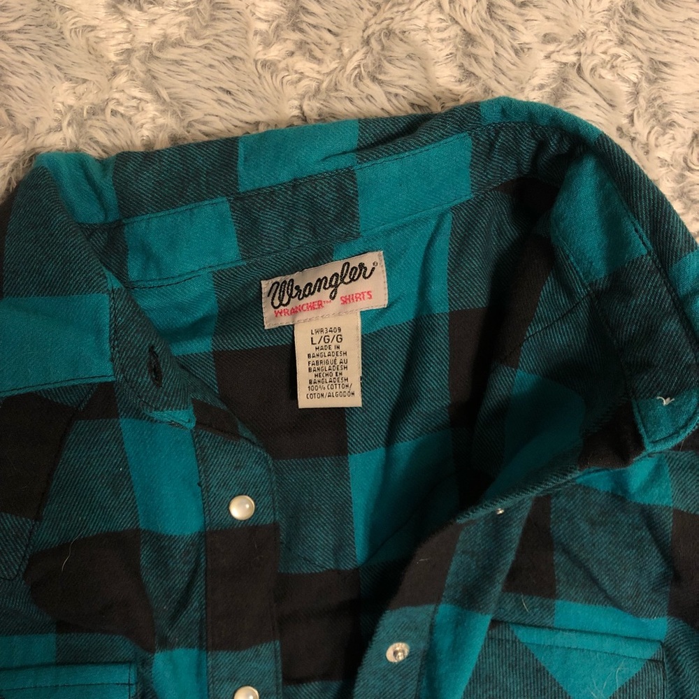 Wrangler Blue Flannel